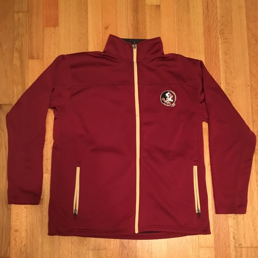FSU Seminoles men’s garnet zip up jacket